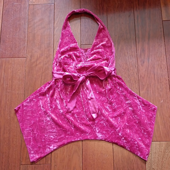 Velvet Halter Top - Picture 4 of 7